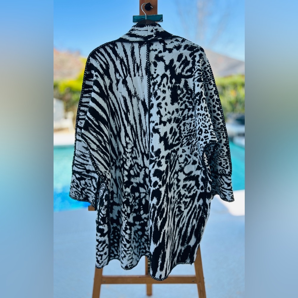 RARA AVIS by Iris Apfel XL Mixed Animal Print Statement Cardigan | $198 Retail - Picture 6 of 14